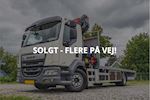 DAF XB FA 4x2 Stilladslastbil Kran + fast lad